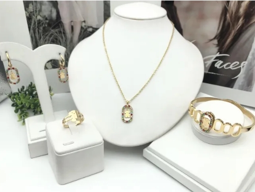 Stainless steel jewelry necklace earring bracelet ring Wholesale