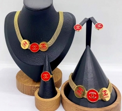 Stainless steel jewelry necklace earring bracelet ring Wholesale