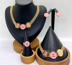 Stainless steel jewelry necklace earring bracelet ring Wholesale