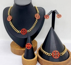 Stainless steel jewelry necklace earring bracelet ring Wholesale