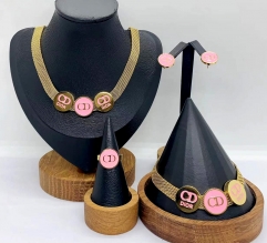Stainless steel jewelry necklace earring bracelet ring Wholesale