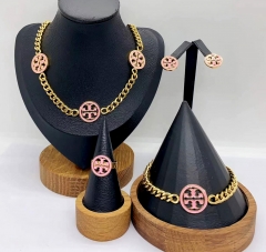 Stainless steel jewelry necklace earring bracelet ring Wholesale