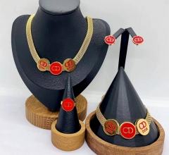Stainless steel jewelry necklace earring bracelet ring Wholesale