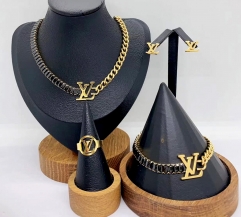 Stainless steel jewelry necklace earring bracelet ring Wholesale