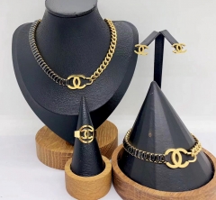 Stainless steel jewelry necklace earring bracelet ring Wholesale