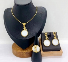 Stainless steel jewelry necklace earring ring Wholesale