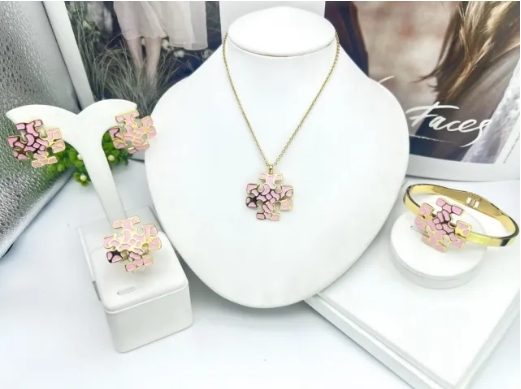 Stainless steel jewelry necklace Bracelet ring Earrings Wholesale