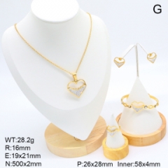 Stainless steel jewelry necklace Bracelet ring Earrings Wholesale