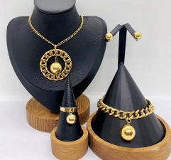 Stainless steel jewelry necklace Bracelet ring Earrings Wholesale