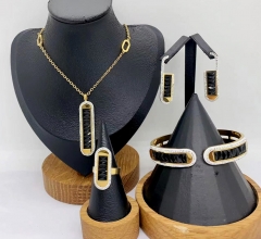 Stainless steel jewelry necklace Bracelet ring Earrings Wholesale