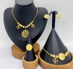 Stainless steel jewelry necklace Bracelet ring Earrings Wholesale