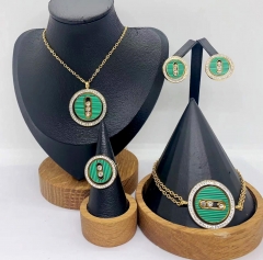 Stainless steel jewelry necklace Bracelet ring Earrings Wholesale