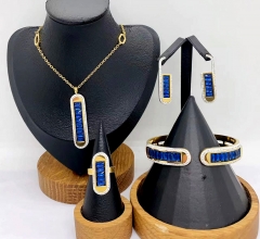 Stainless steel jewelry necklace Bracelet ring Earrings Wholesale