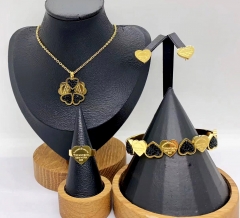 Stainless steel jewelry necklace Bracelet ring Earrings Wholesale