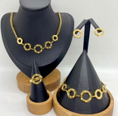 Stainless steel jewelry necklace Bracelet ring Earrings Wholesale