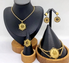 Stainless steel jewelry necklace Bracelet ring Earrings Wholesale