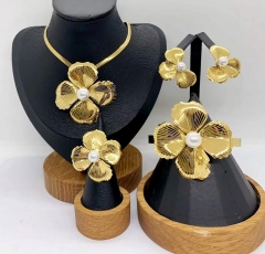 Stainless steel jewelry necklace Bracelet ring Earrings Wholesale