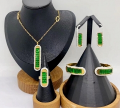 Stainless steel jewelry necklace Bracelet ring Earrings Wholesale