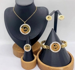 Stainless steel jewelry necklace Bracelet ring Earrings Wholesale