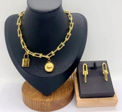 Stainless steel jewelry necklace  Earrings Wholesale