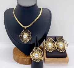 Stainless steel jewelry necklace ring Earrings Wholesale