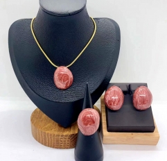 Stainless steel jewelry necklace ring Earrings Wholesale