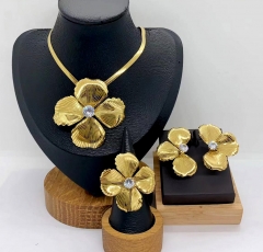 Stainless steel jewelry necklace ring Earrings Wholesale