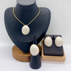 Stainless steel jewelry necklace ring Earrings Wholesale