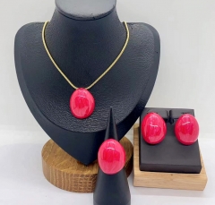 Stainless steel jewelry necklace ring Earrings Wholesale