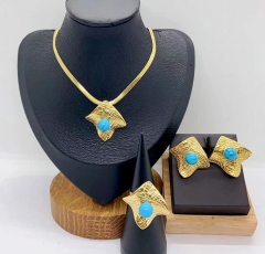 Stainless steel jewelry necklace ring Earrings Wholesale