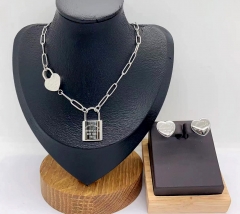 Stainless steel jewelry necklace  Earrings Wholesale