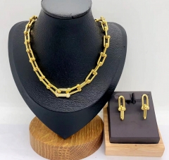 Stainless steel jewelry necklace  Earrings Wholesale