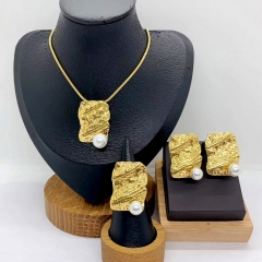 Stainless steel jewelry necklace ring Earrings Wholesale
