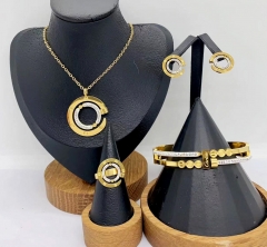 Stainless steel jewelry necklace Bracelet ring Earrings Wholesale