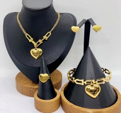 Stainless steel jewelry necklace Bracelet ring Earrings Wholesale