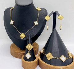 Stainless steel jewelry necklace Bracelet ring Earrings Wholesale