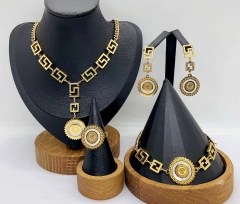 Stainless steel jewelry necklace Bracelet ring Earrings Wholesale