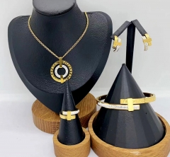 Stainless steel jewelry necklace Bracelet ring Earrings Wholesale