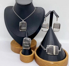 Stainless steel jewelry necklace Bracelet ring Earrings Wholesale