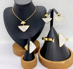 Stainless steel jewelry necklace Bracelet ring Earrings Wholesale