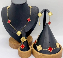 Stainless steel jewelry necklace Bracelet ring Earrings Wholesale