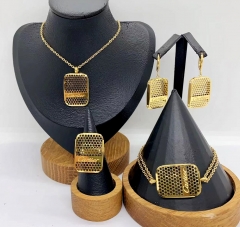 Stainless steel jewelry necklace Bracelet ring Earrings Wholesale