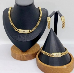 Stainless steel  jewelry necklace bracelet Earrings Wholesale