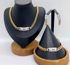 Stainless steel  jewelry necklace bracelet Earrings Wholesale