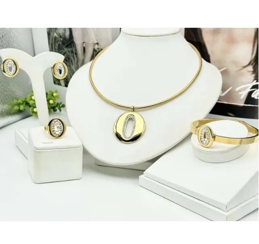 Stainless steel jewelry necklace Bracelet ring Earrings Wholesale