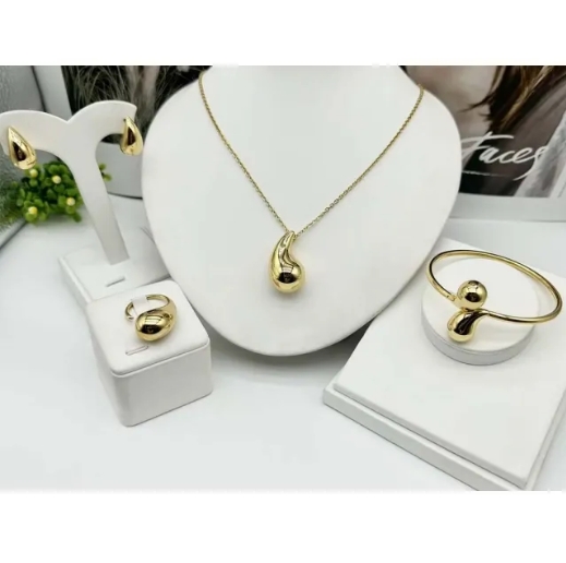 Stainless steel jewelry necklace Bracelet ring Earrings Wholesale