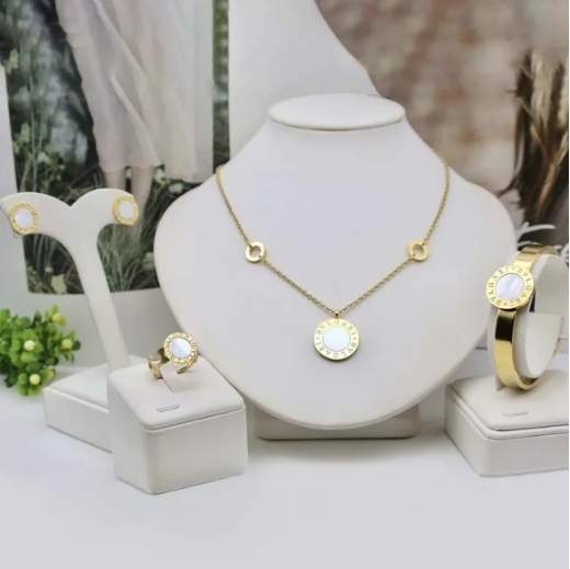 Stainless steel jewelry necklace Bracelet ring Earrings Wholesale