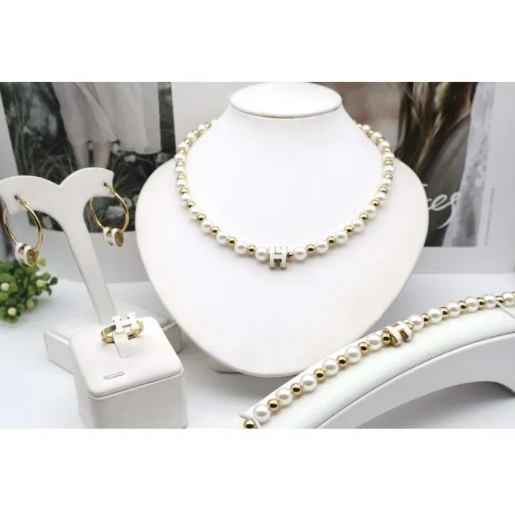 Stainless steel jewelry necklace Bracelet ring Earrings Wholesale