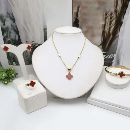 Stainless steel jewelry necklace Bracelet ring Earrings Wholesale