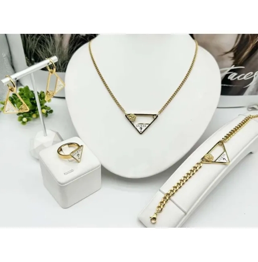 Stainless steel jewelry necklace Bracelet ring Earrings Wholesale